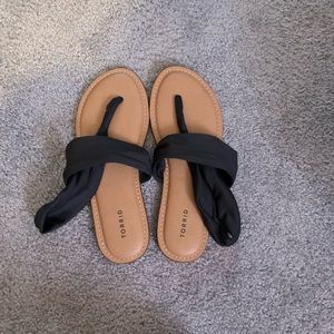 T-Strap black sandal